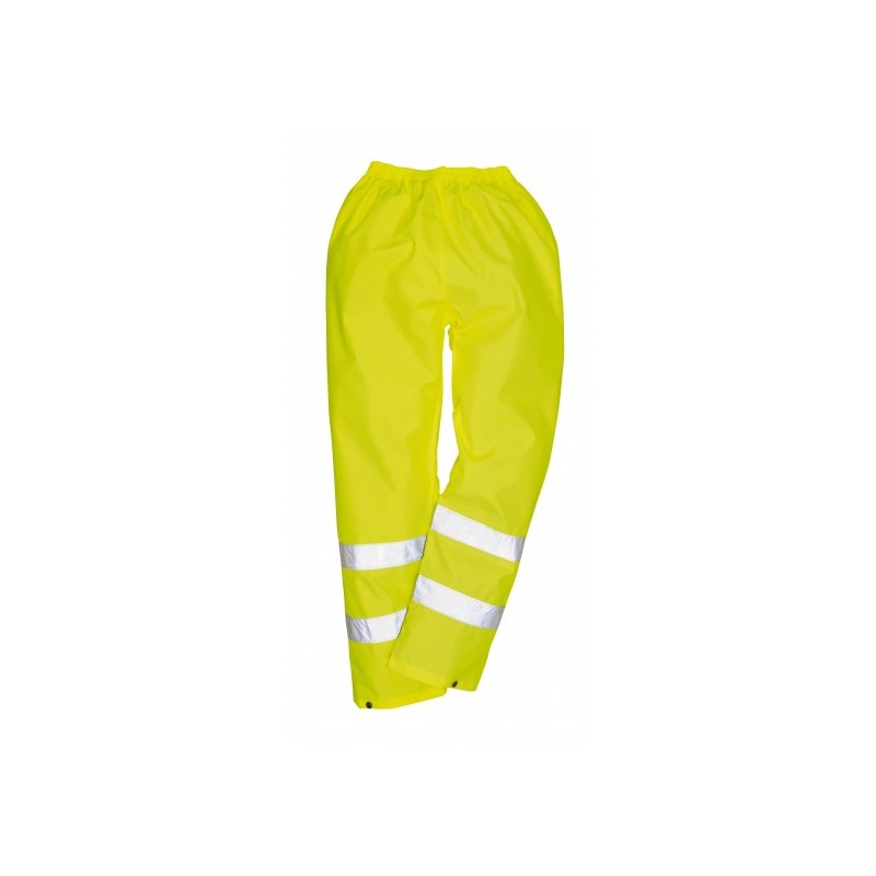 PANTALON PLUIE H441 JAUNE FLUO - PROTECTHOMS REUNION